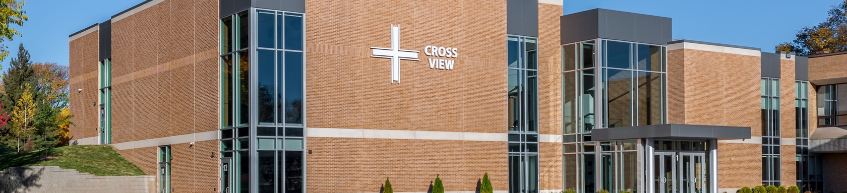 Exterior view of Cross View from the main parking lot