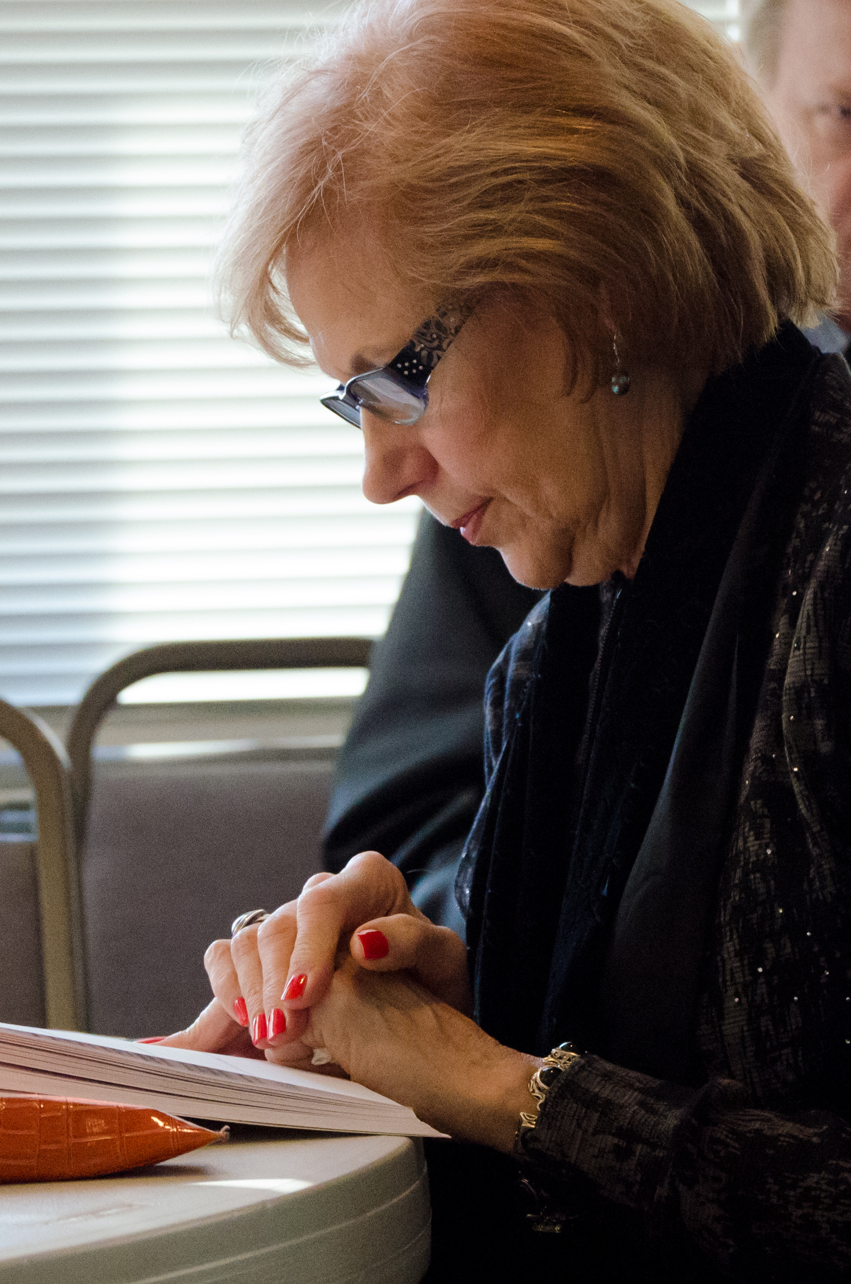 Senior woman reading the Bible