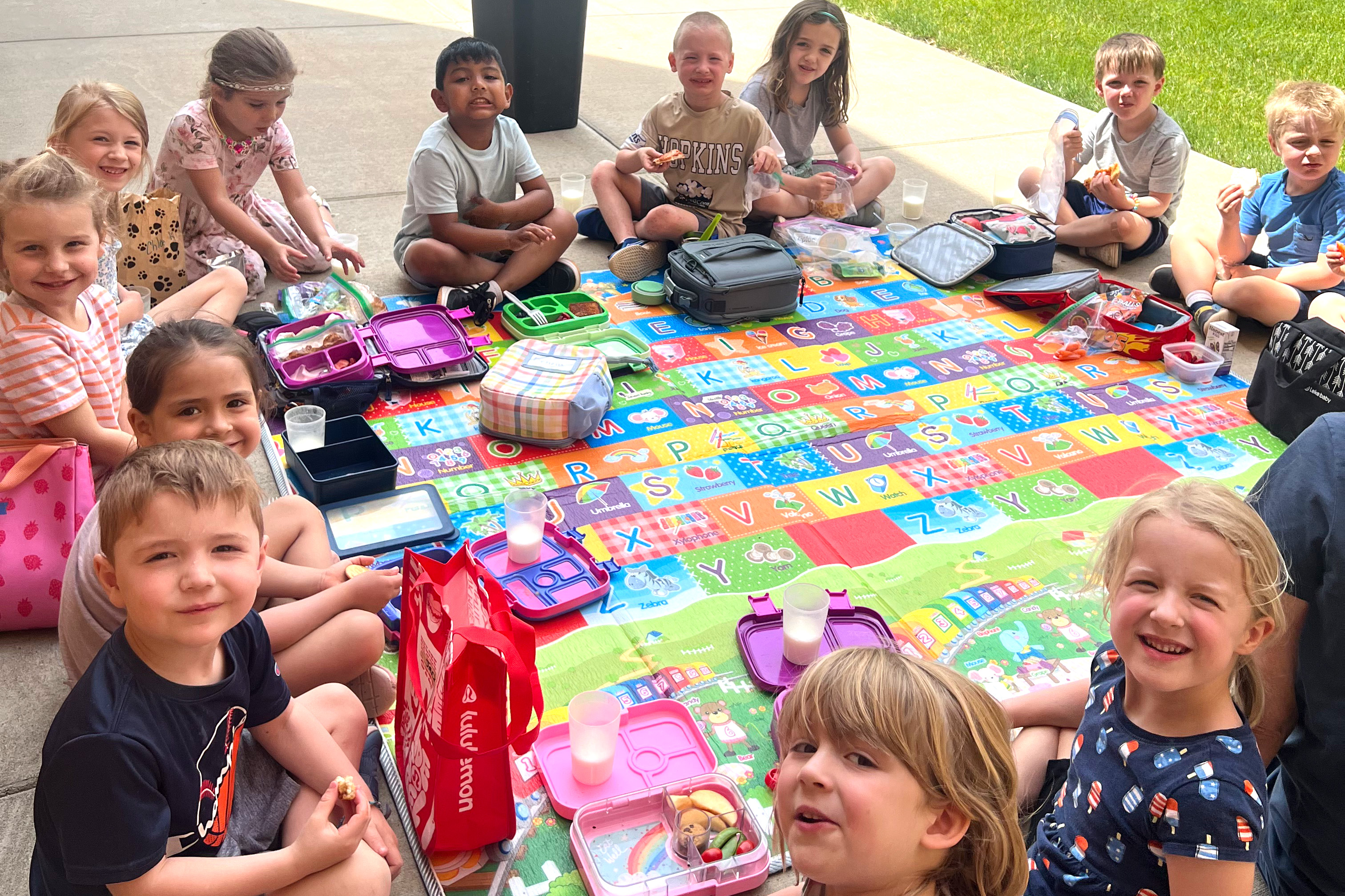 Children learning at Cross View ECC