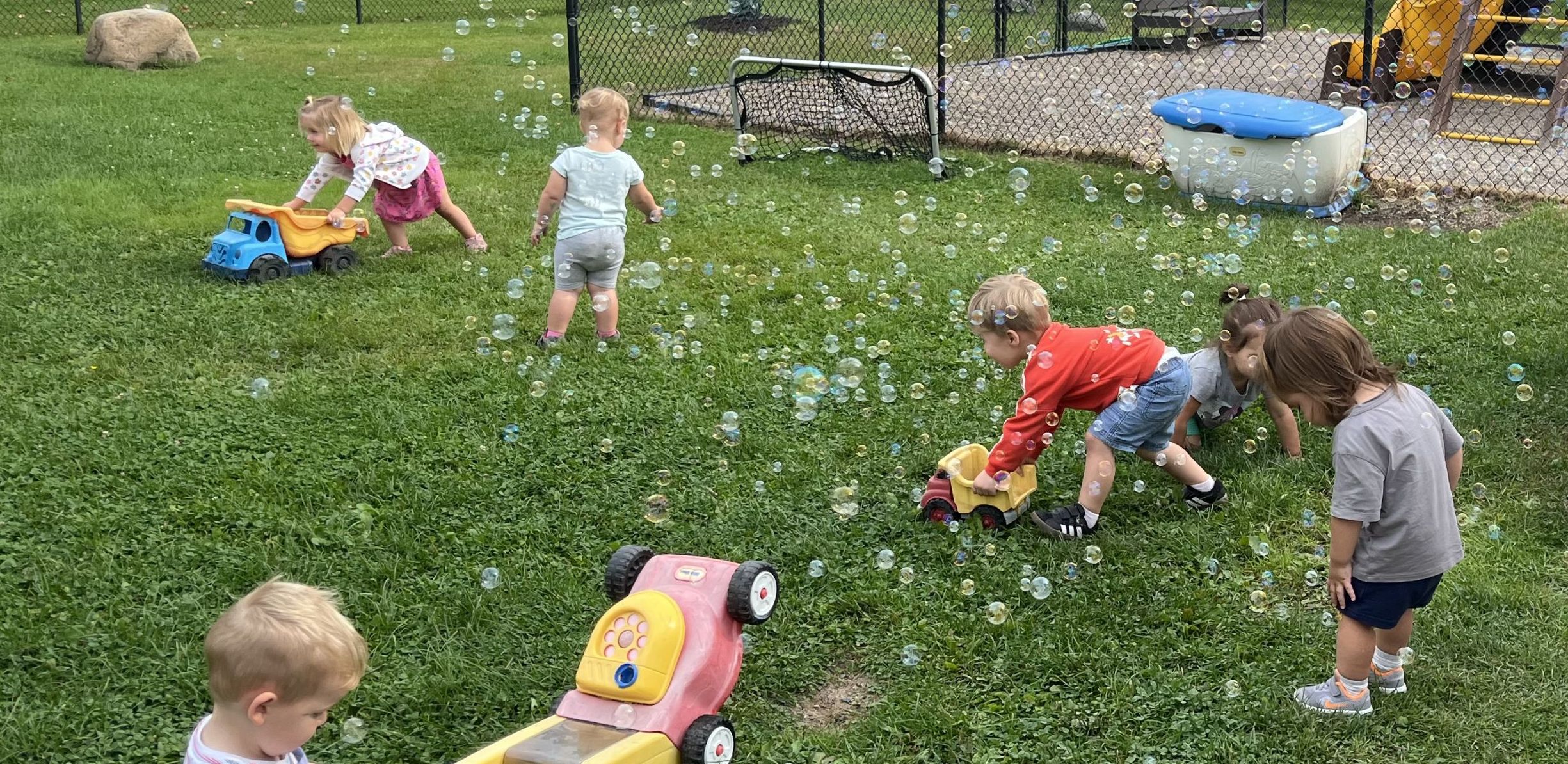 Children learning and playing at Cross View Early Childhood Center