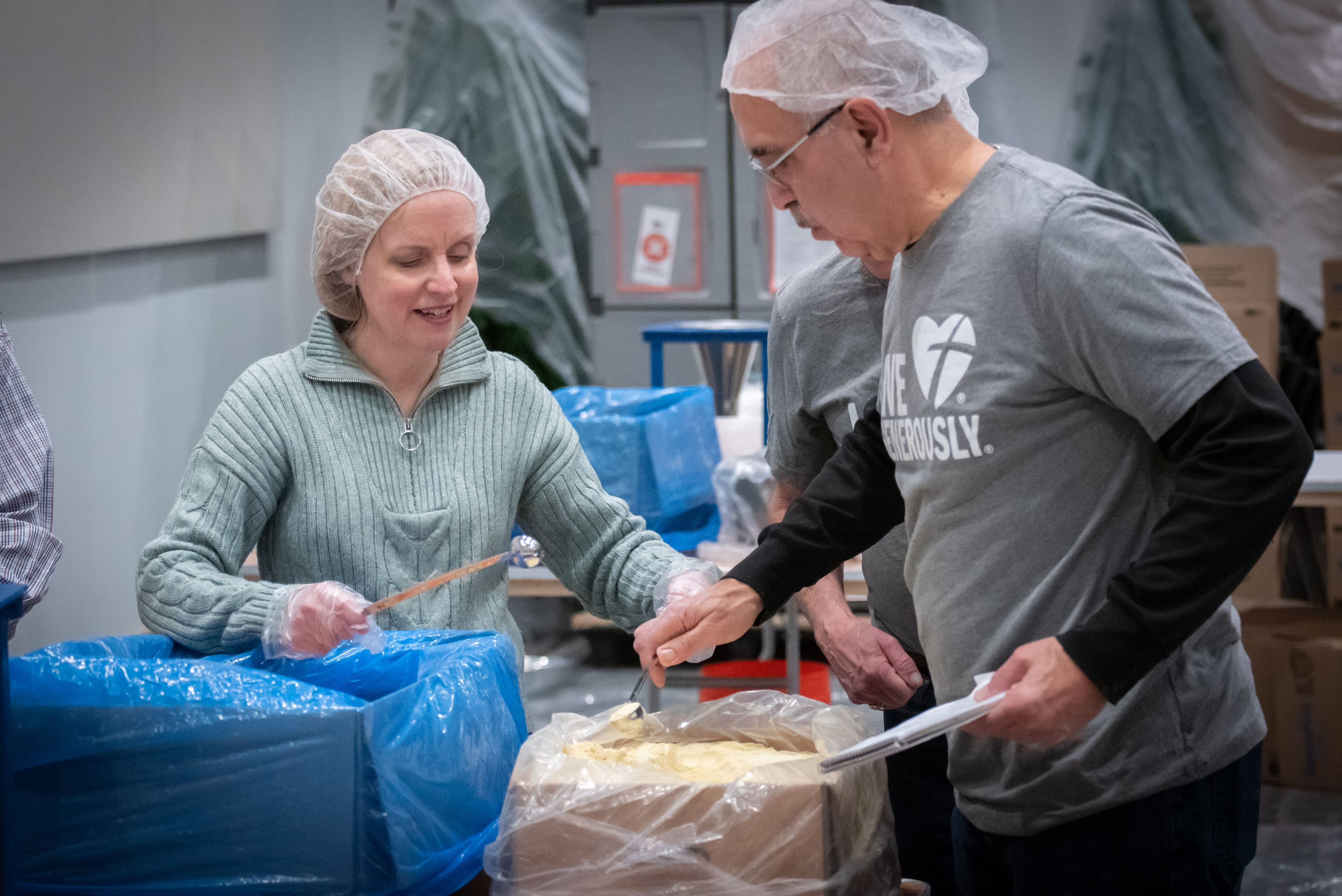 Cross View members volunteer for Feed My Starving Children